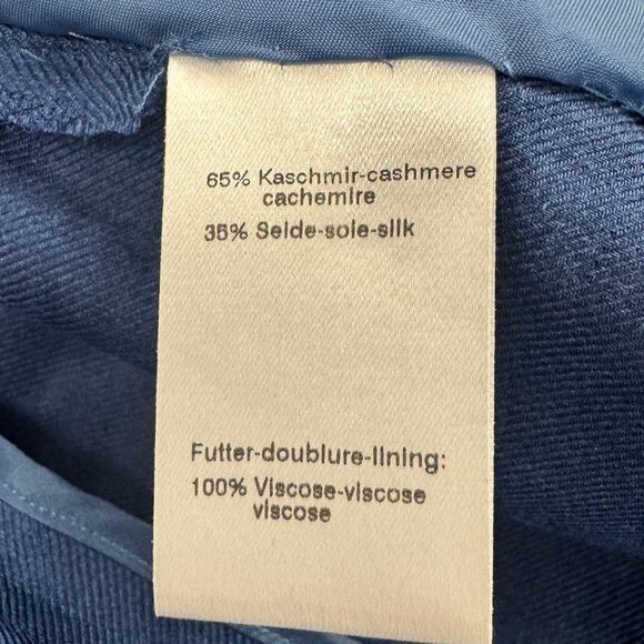Akris Structured Blue Wool Blazer - Picture 4 of 8